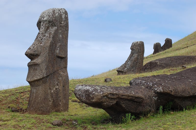Moai Statues on Easter Island